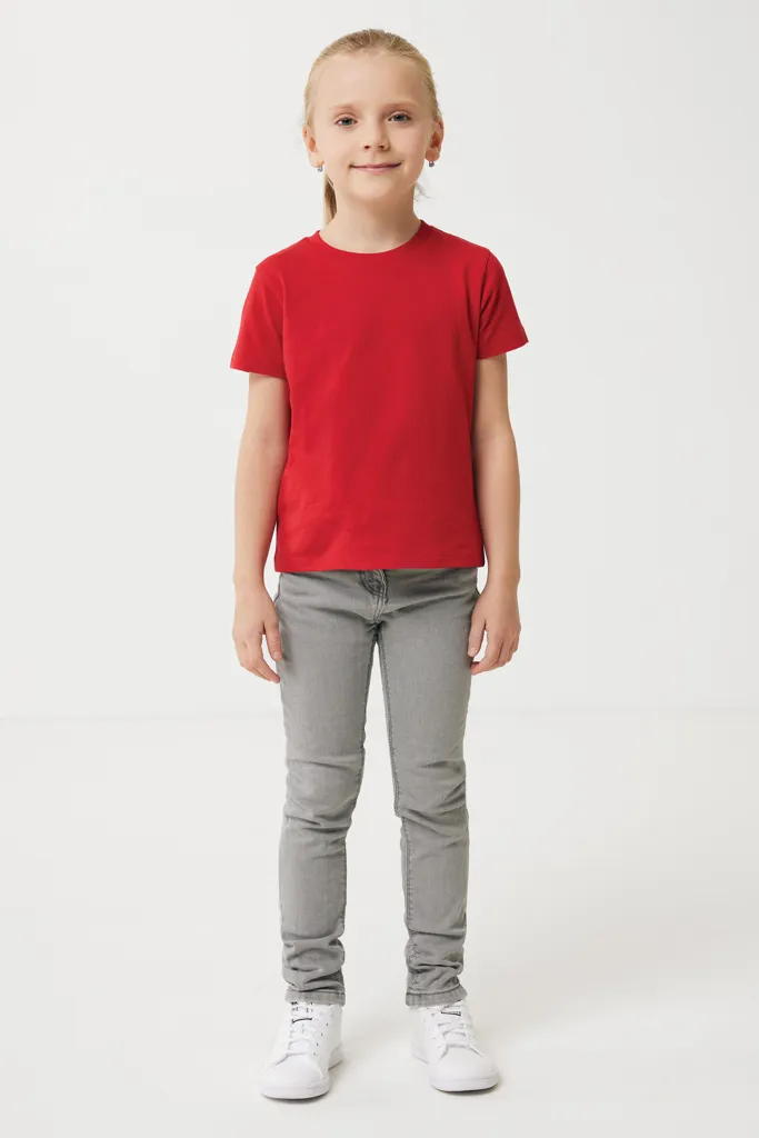 IQONIQ Koli Kids T-Shirt aus recycelter Baumwolle, rot – Bild 4