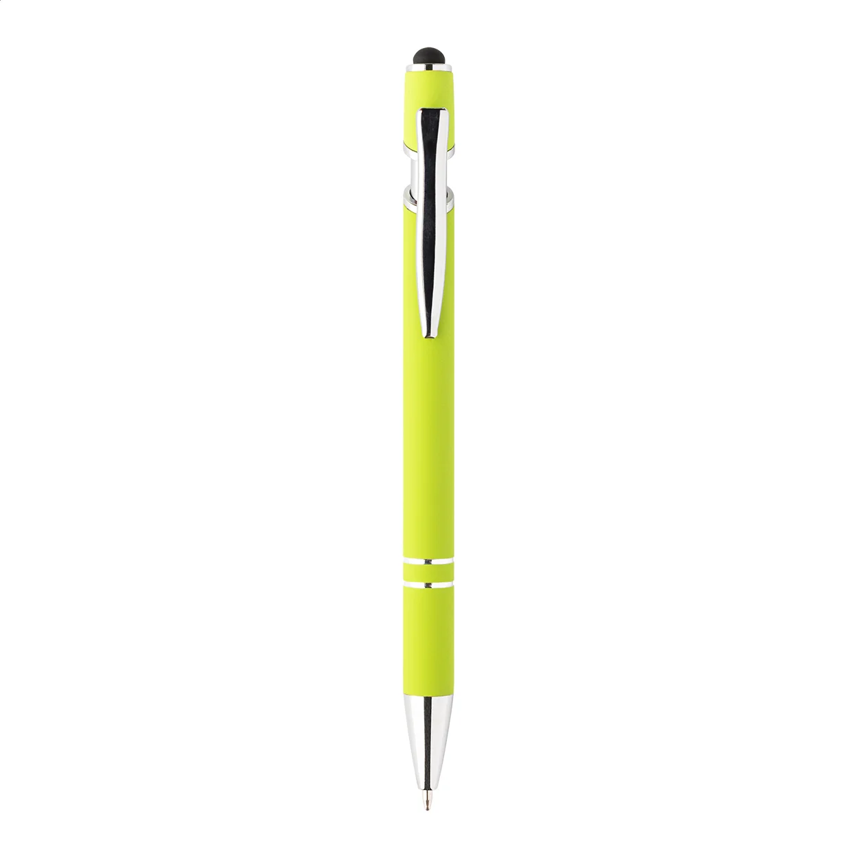 Touchpen-Kugelschreiber Tonnel Soft, lindgrün – Bild 2