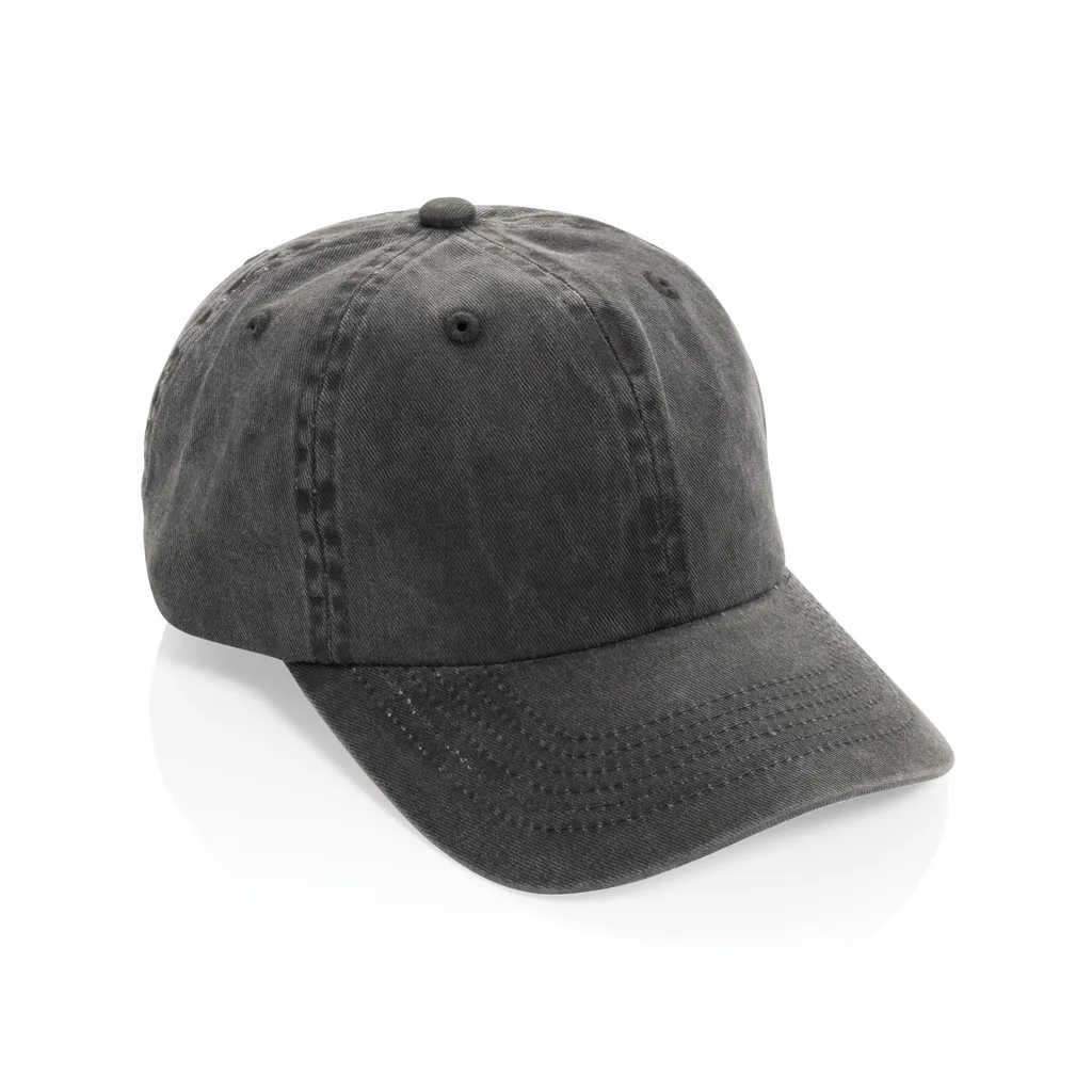 BEAU AWARE™ Washed 6-Panel Kappe aus 270gr/m² Baumwolltwill