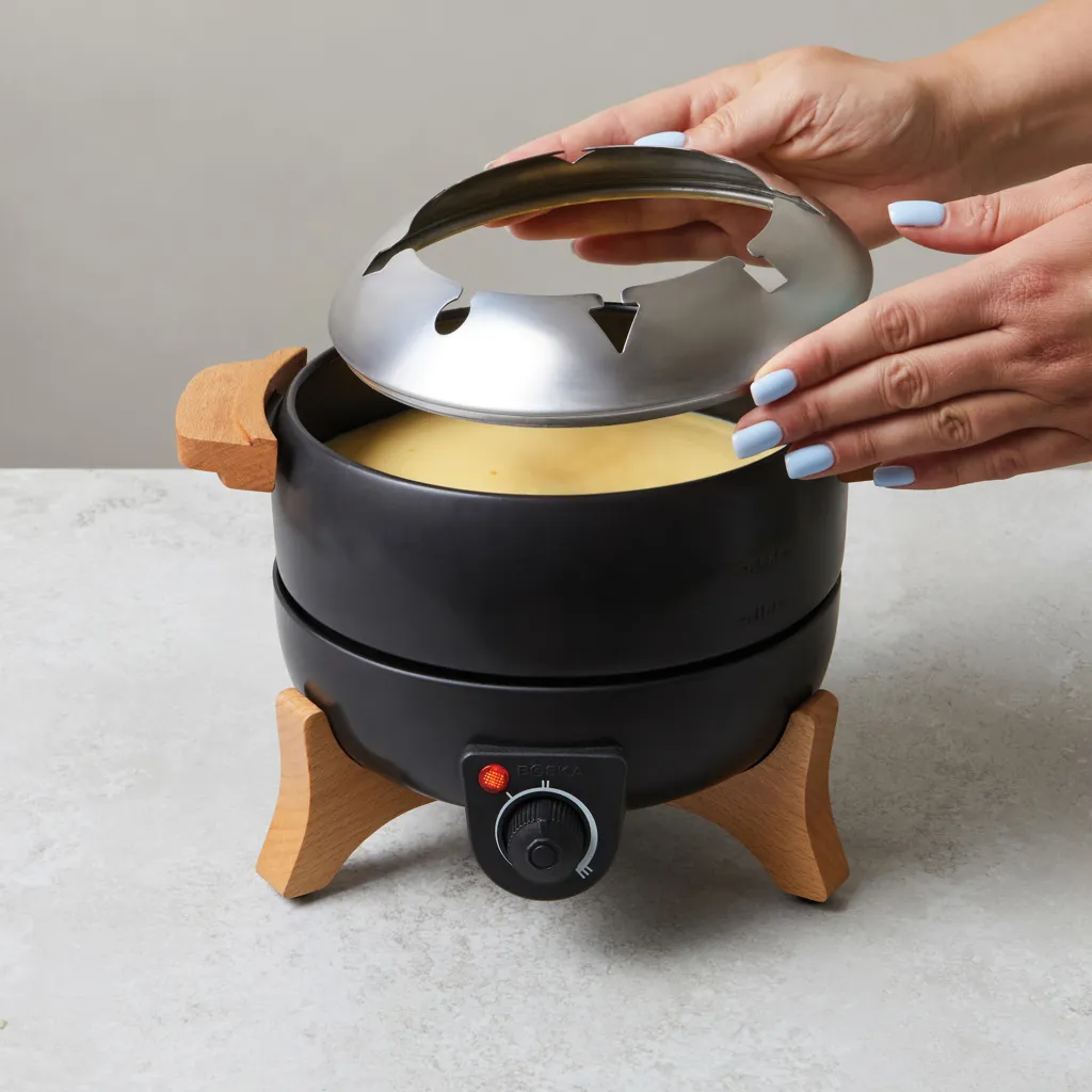 BOSKA elektrisches Party Fondue Set - 2.3L (EU Type F), schwarz – Bild 8