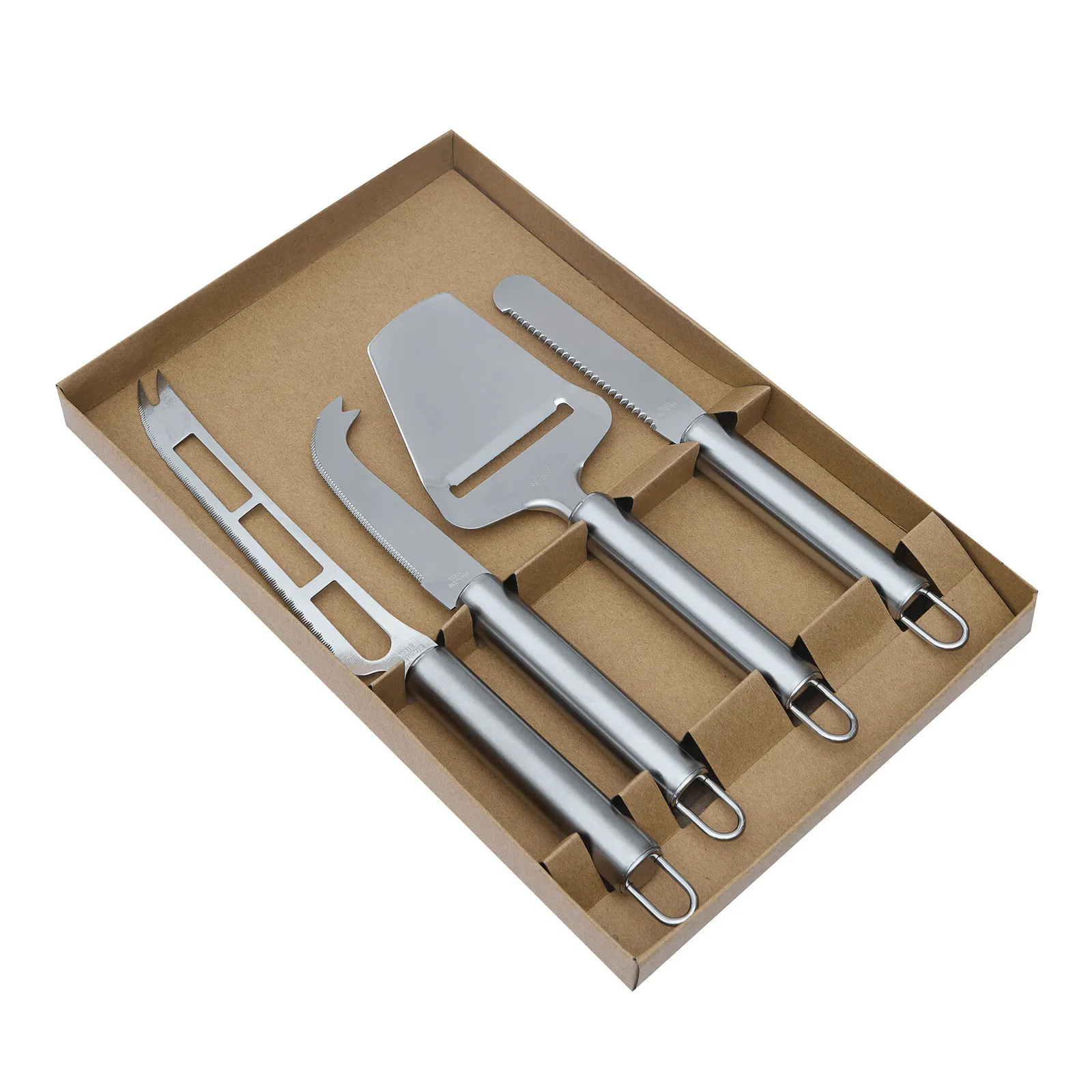 CHEESE - Käse-Messerset silber, silber – Bild 2