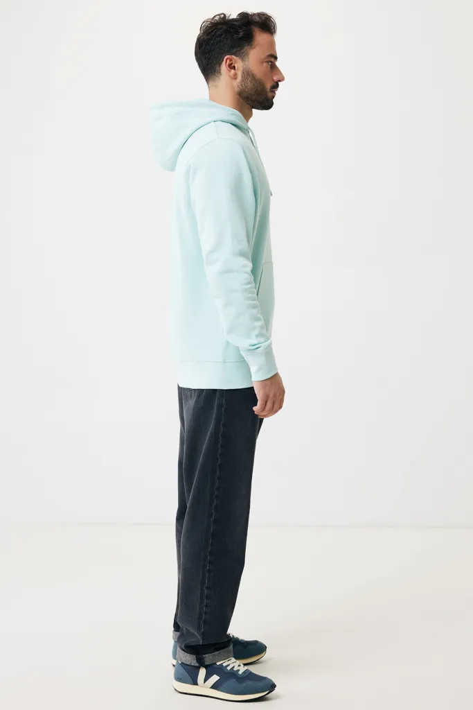 IQONIQ Rila Lightweight Hoodie aus recycelter Baumwolle, crushed mint – Bild 6