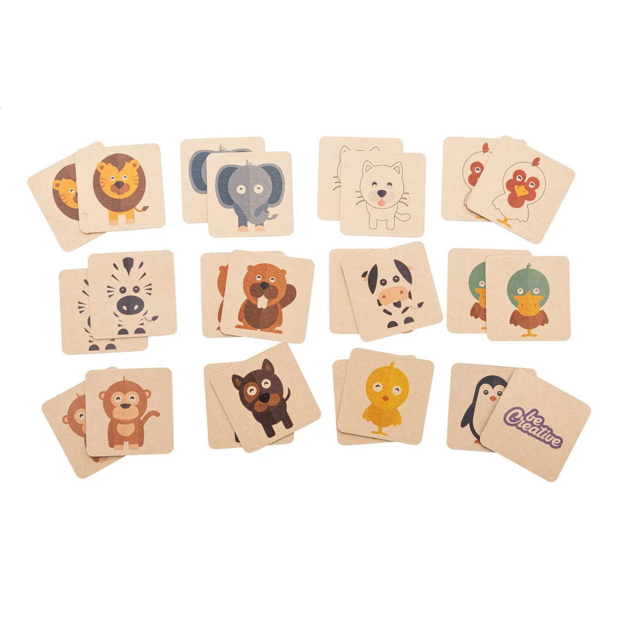 Individuelles Memory-Spiel Minimor Eco, natur – Bild 2