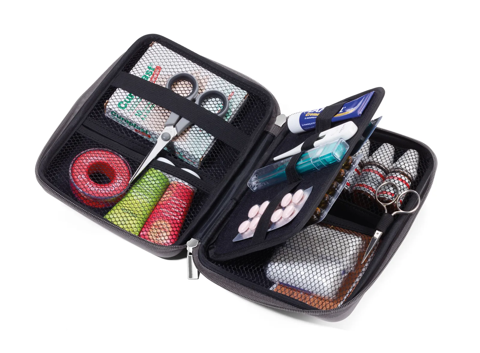 Organizer-Etui TRAVEL CASE grau/schwarz, grau/schwarz – Bild 4
