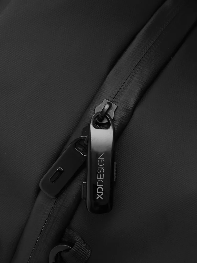 Urban wasserabweisende Wochenendtasche, schwarz – Bild 16