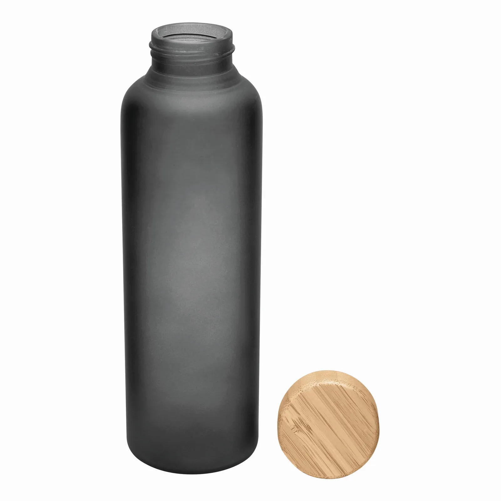 TAKE FROSTY - Glas-Flasche, schwarz – Bild 3