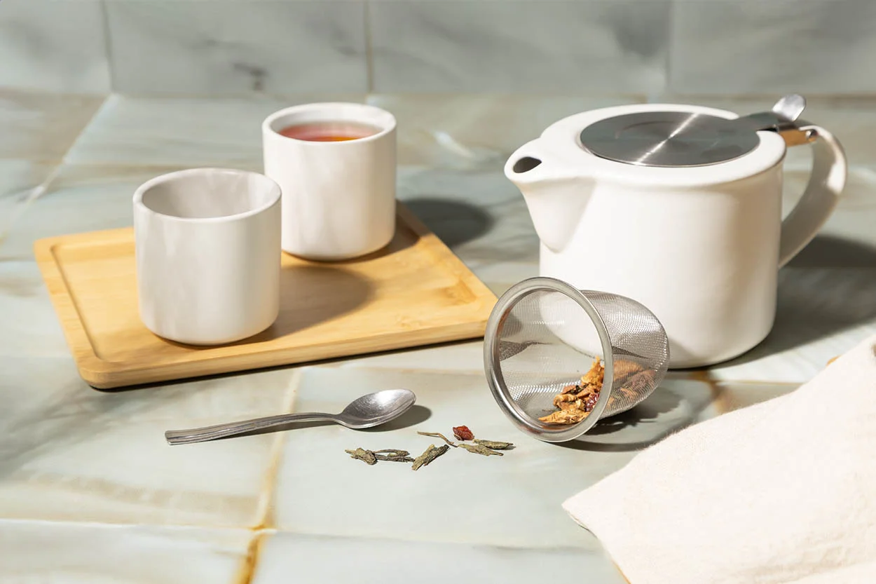 Teeservice Gongmei, weiß – Bild 6