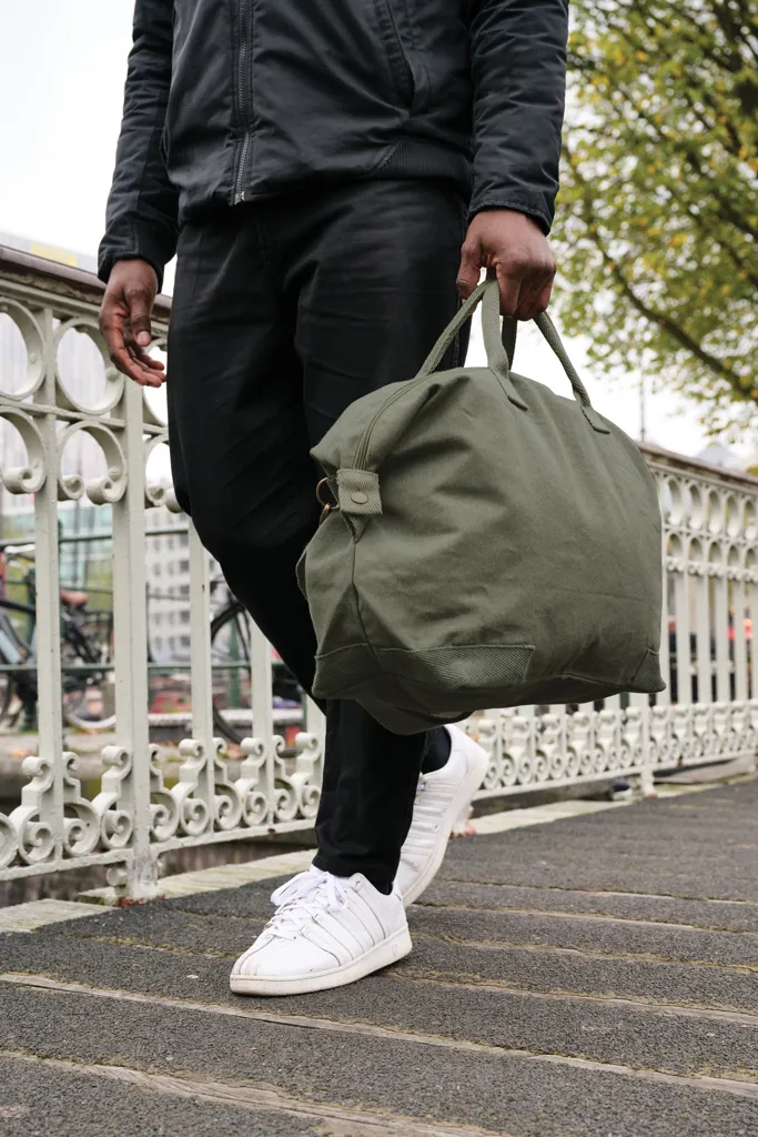Kezar AWARE™ 500g/m² Wochenendtasche aus recyceltem Canvas, grün – Bild 7