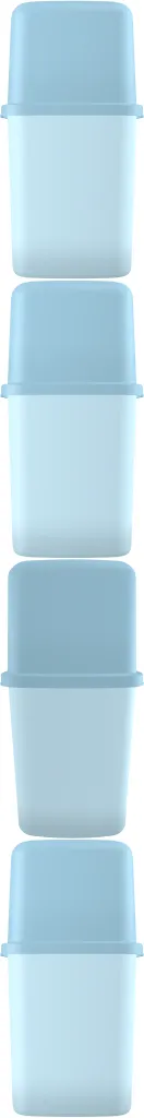 RECYCLED PET BOX Etui aqua, aqua – Bild 2
