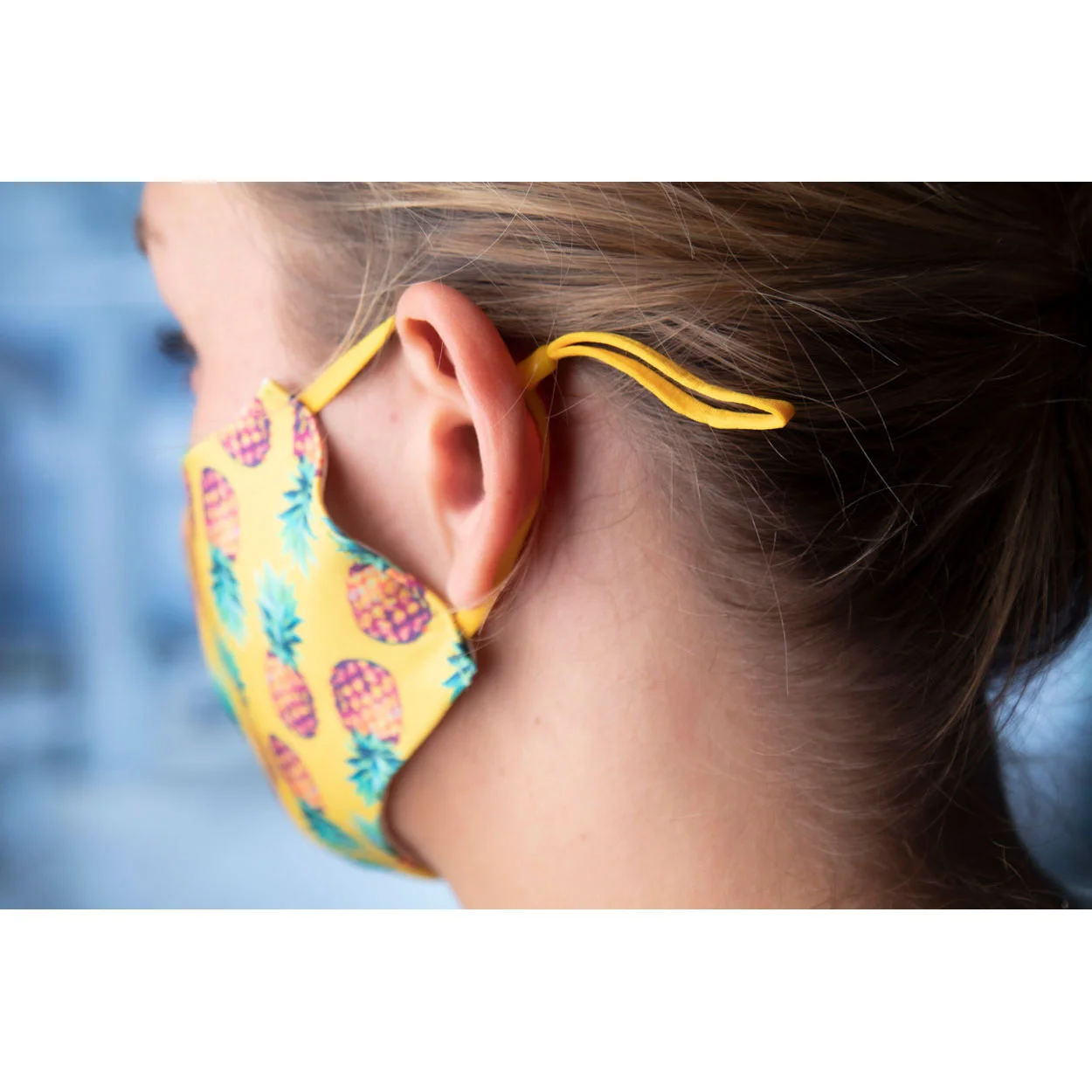individuelle Gesichtsmaske CreaMask Adjust, gelb – Bild 6