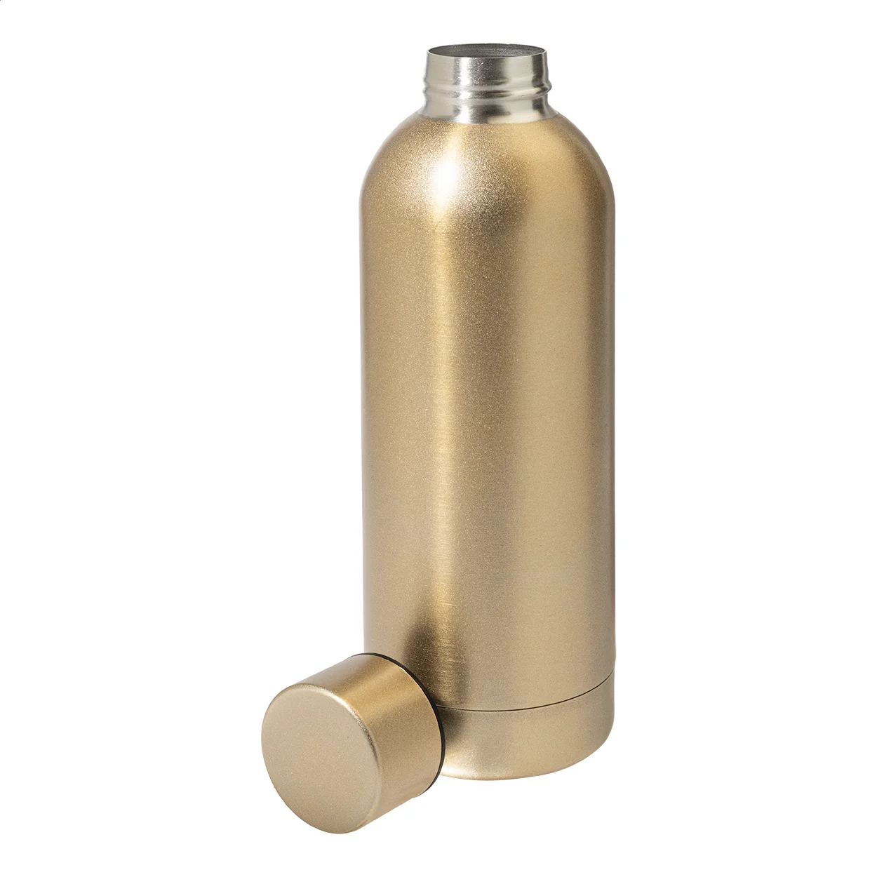 Edelstahl-Trinkflasche Blussi, gold – Bild 2