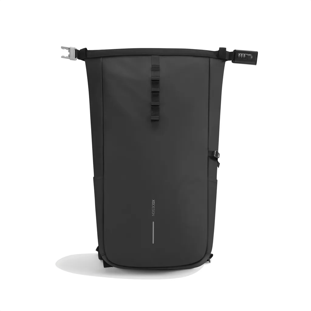 Urban wasserabweisender Anti-Diebstahl Rucksack, schwarz – Bild 6