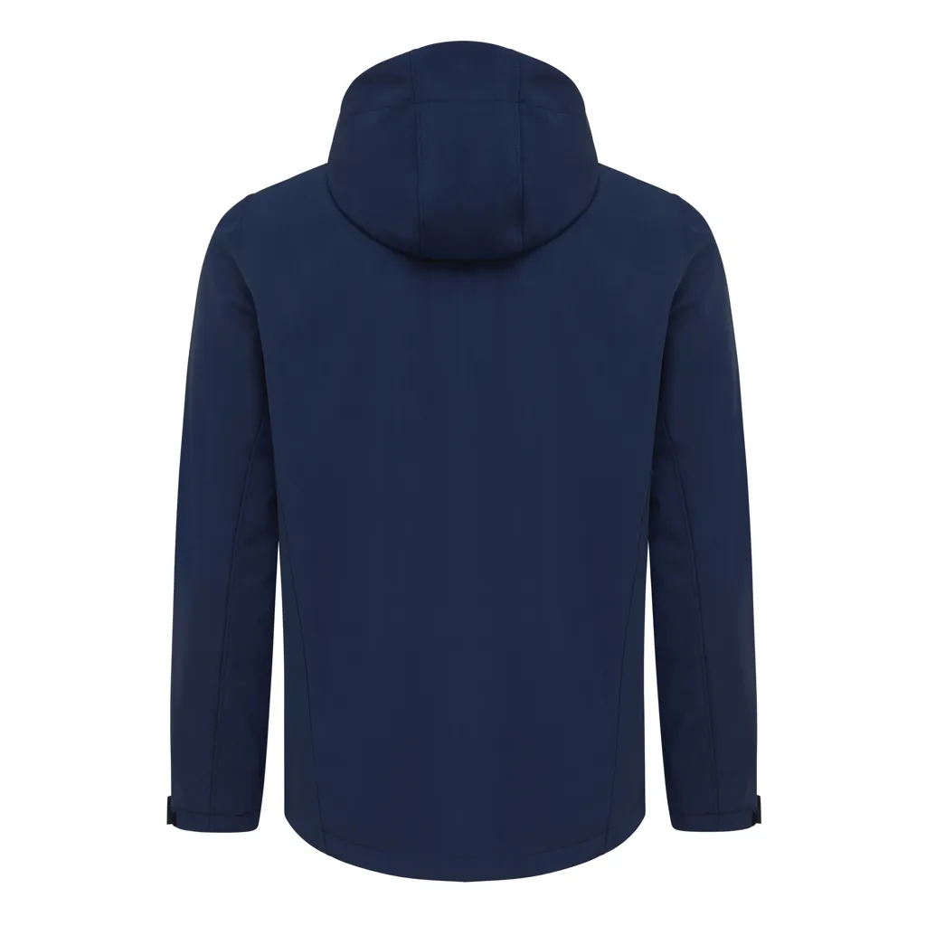 IQONIQ Makalu Herren Softshelljacke aus recyceltem Polyester, navy blau – Bild 2