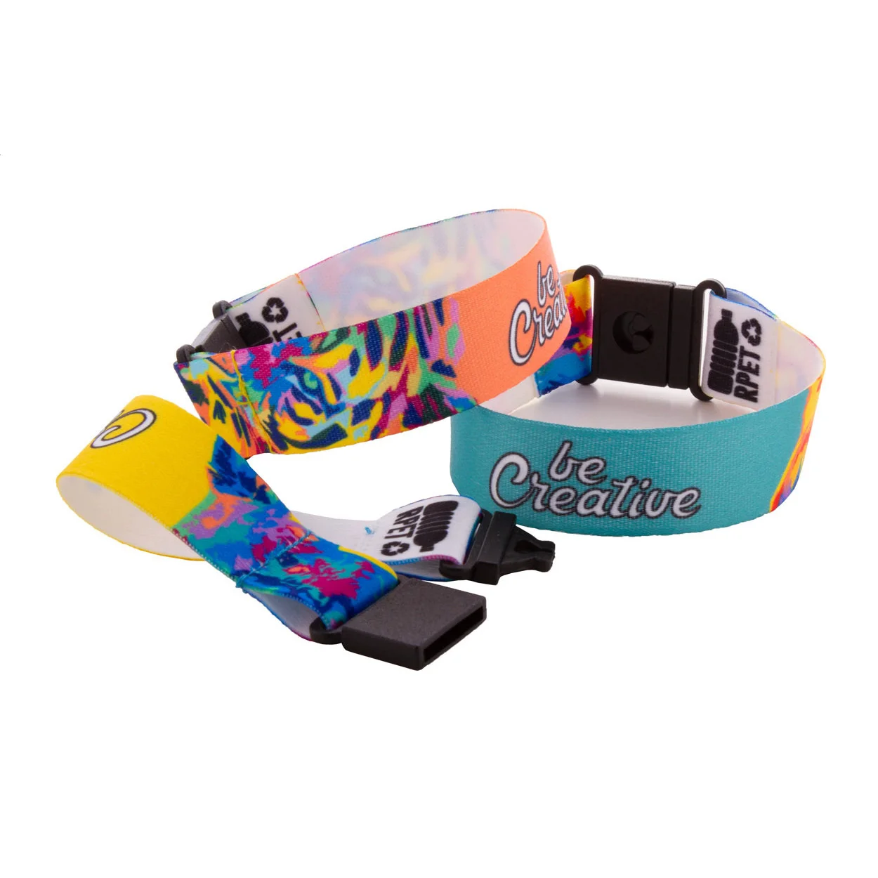 individuelles Armband Mojo RPET, weiß – Bild 9