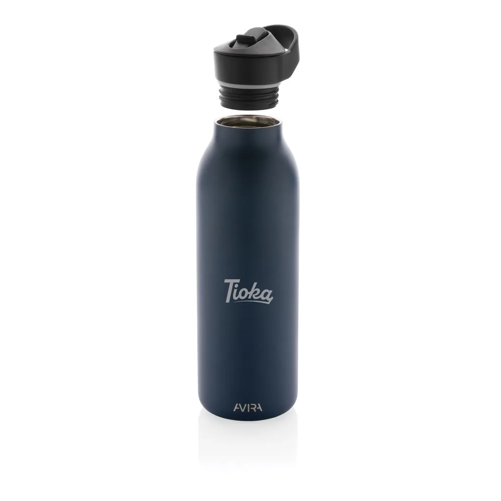 Avira Ara RCS Re-Steel Fliptop Wasserflasche 500ml, navy blau – Bild 8
