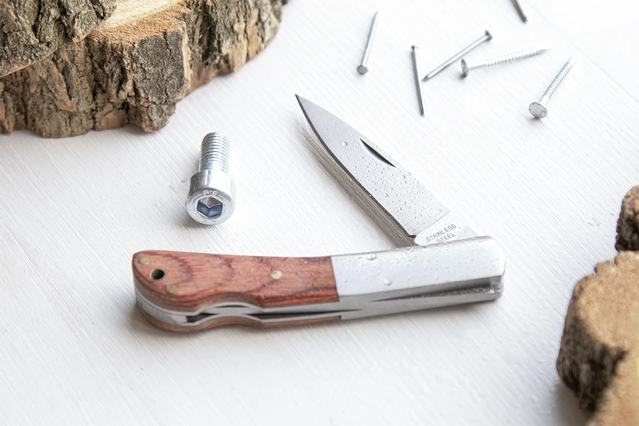 Taschenmesser Woxen, braun – Bild 5