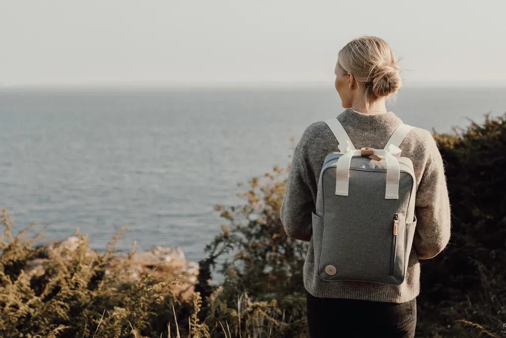 VINGA Sortino RCS Rucksack, grau – Bild 8