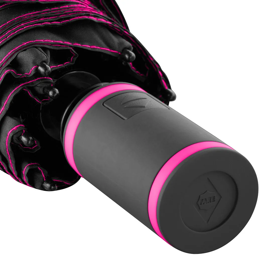 Taschenschirm FARE® AOC Mini Style, schwarz-magenta – Bild 8