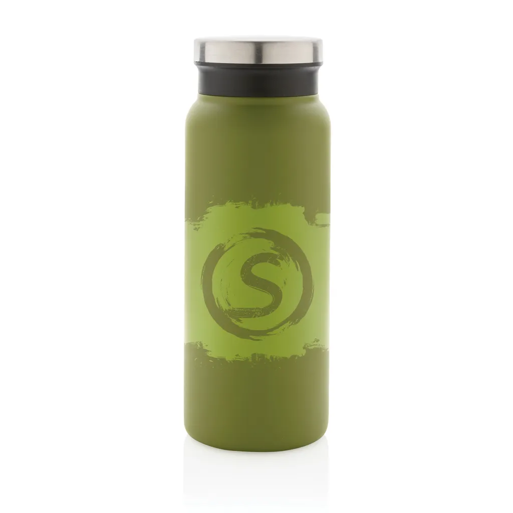RCS recycelte Stainless Steel Vakuumflasche 600ml, grün – Bild 2