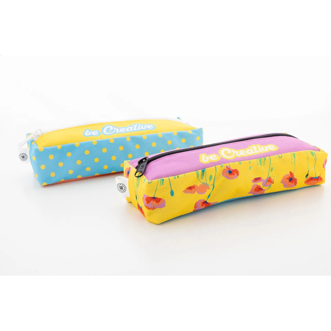 Individuelle RPET Stiftetasche Bloppy, weiß – Bild 5