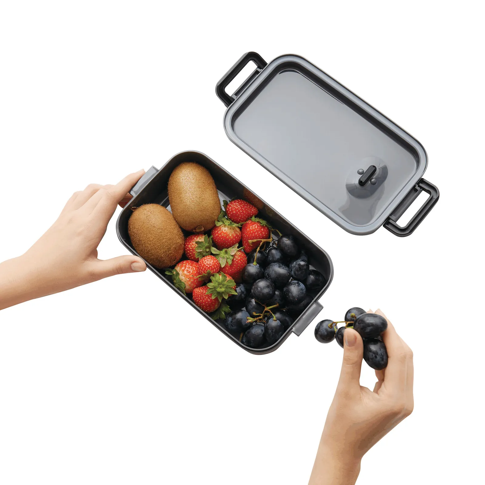 LUNCH TIME - Lunchbox, grau – Bild 6