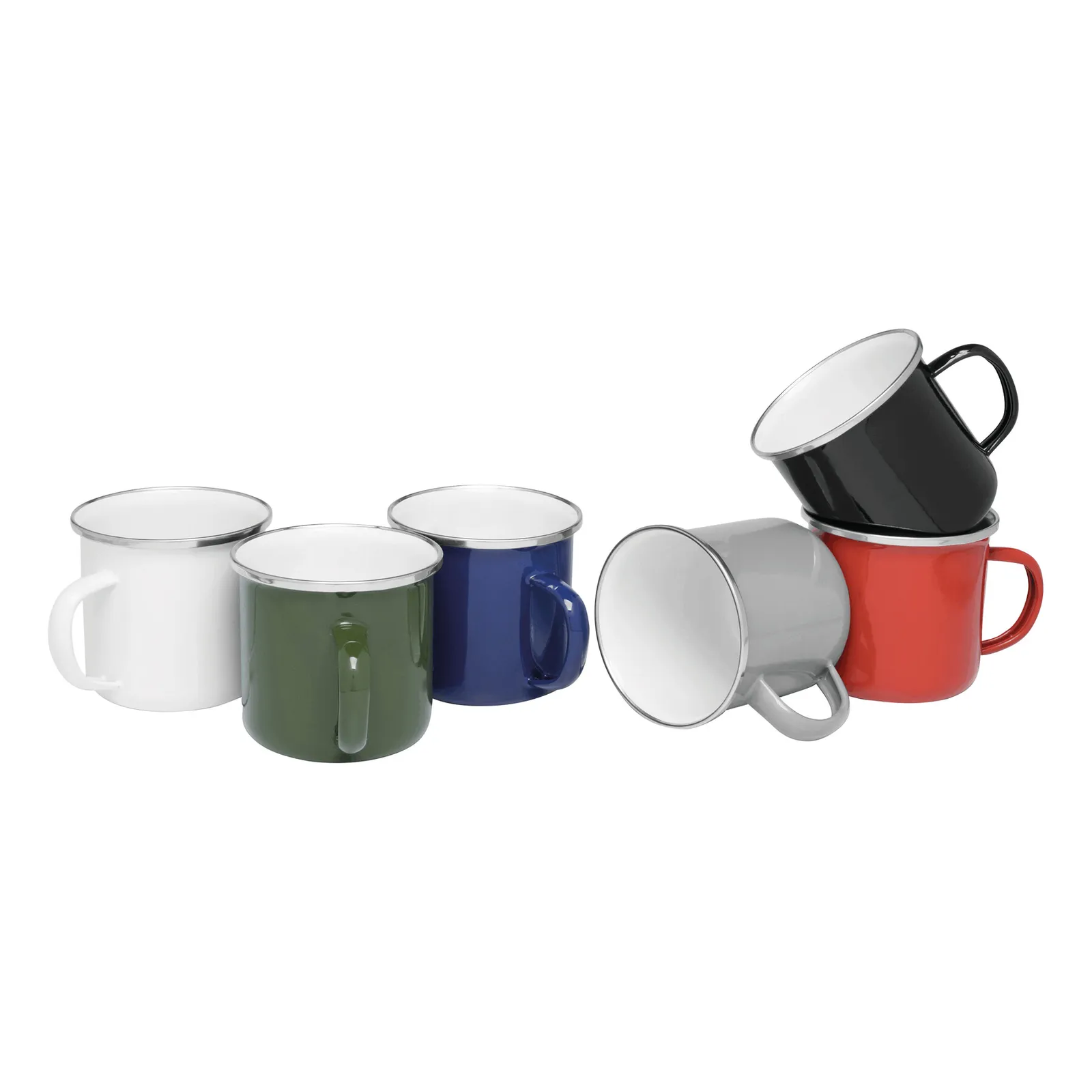 VINTAGE CUP - Emaille-Trinkbecher, grün – Bild 7