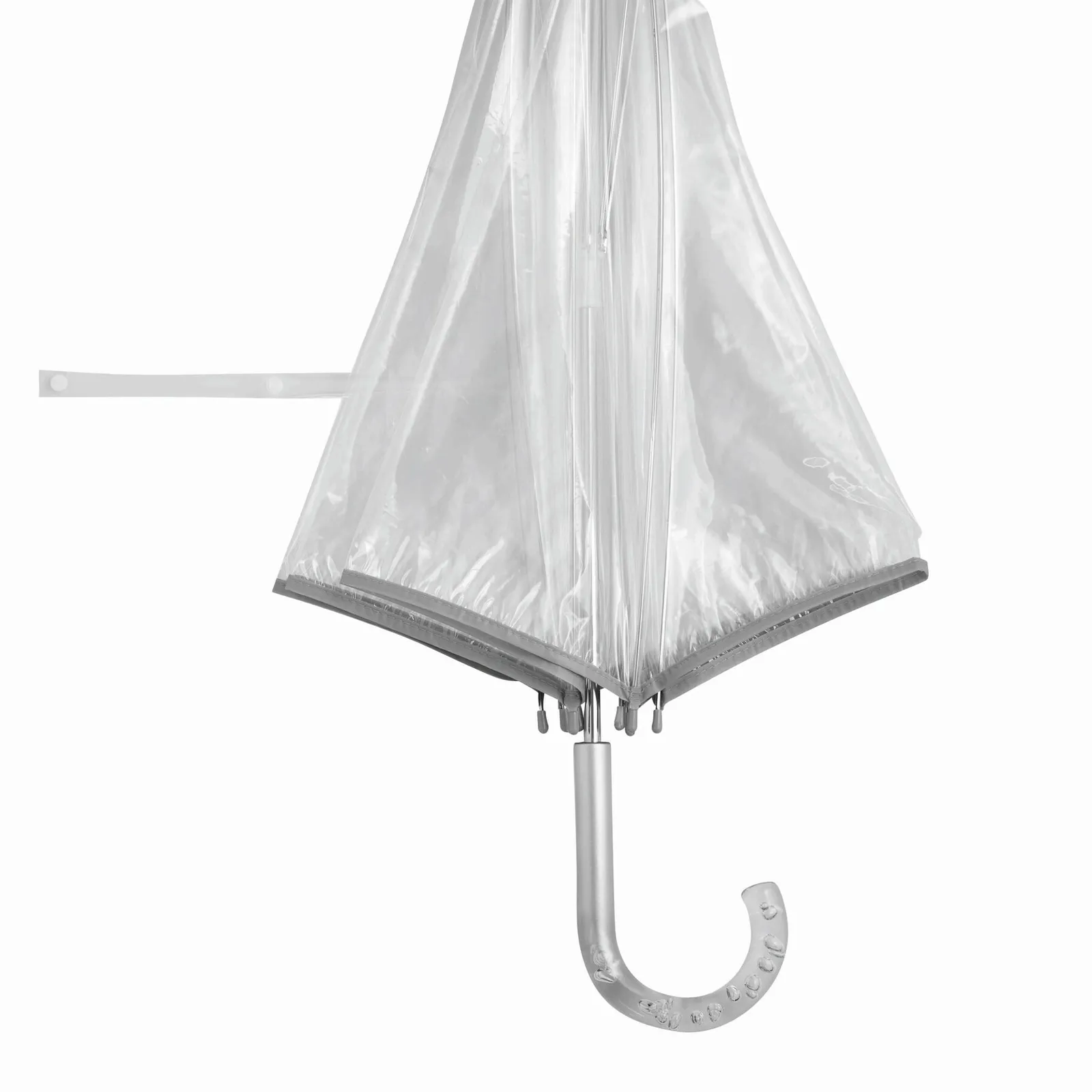 BELLEVUE Umbrella, Glockenschirm silber, transparent, silber, transparent – Bild 4