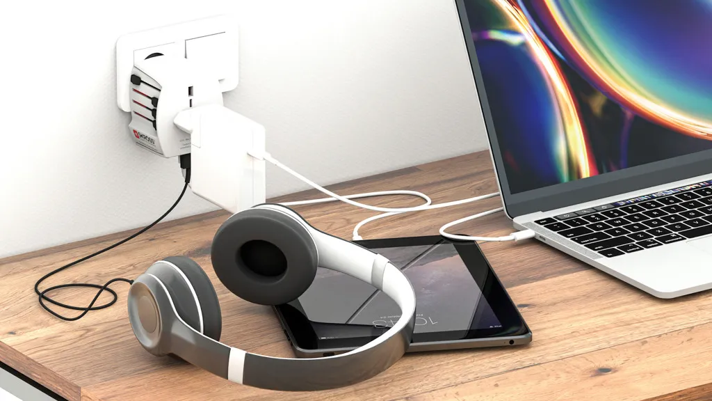SKROSS MUV USB ( 1 USB-C 1 USB-A), weiß – Bild 4