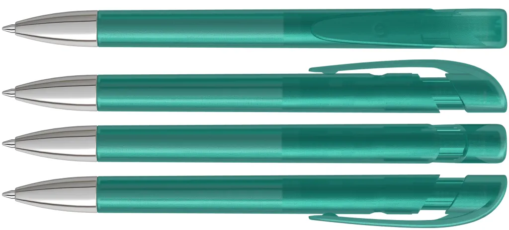 YES frozen SI Druckkugelschreiber petrol, petrol – Bild 2