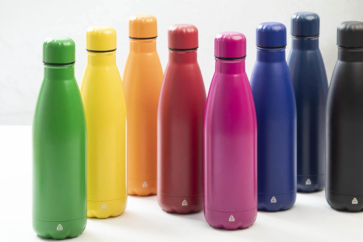 Flasche Refill aus recyceltem Edelstahl, blau – Bild 9