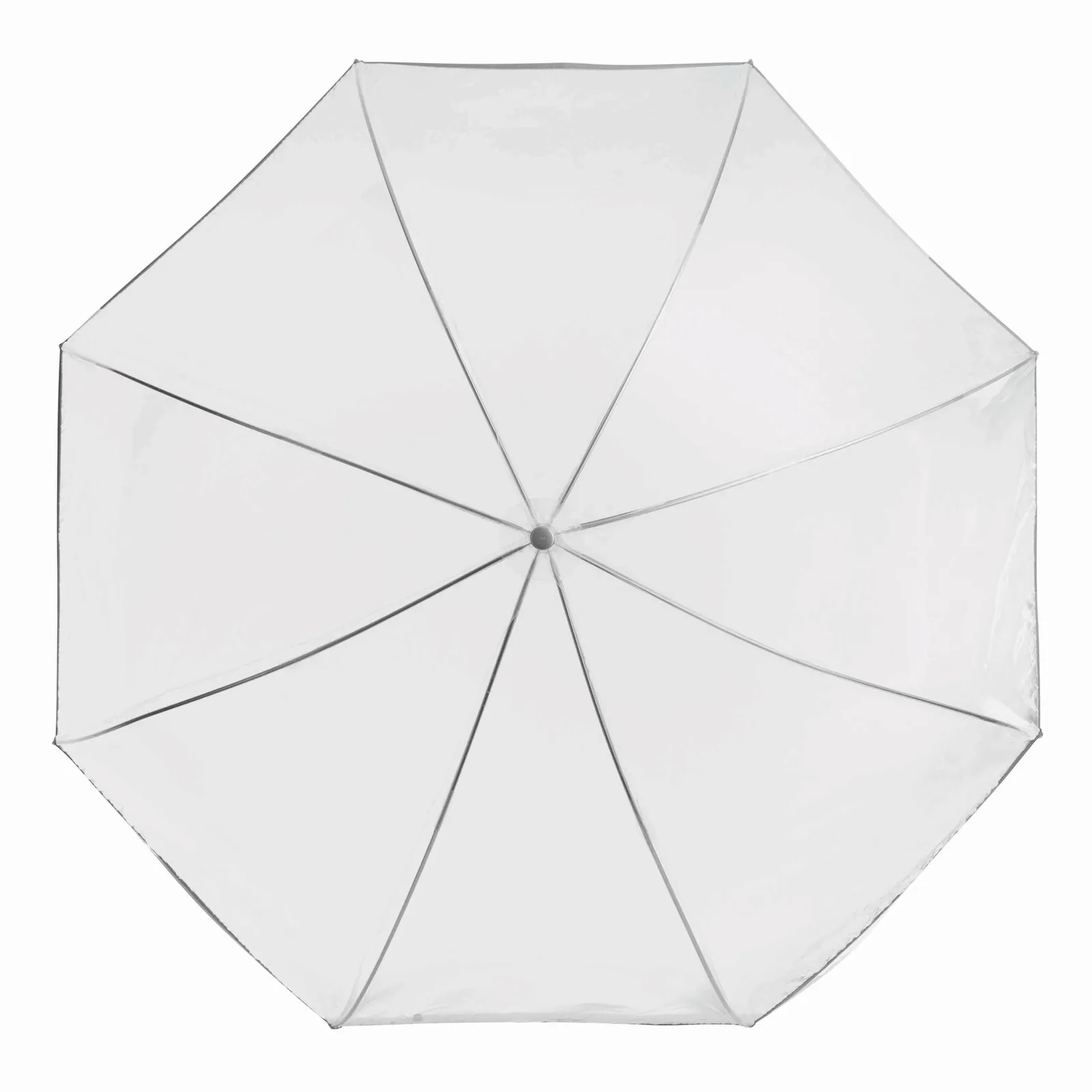 BELLEVUE Umbrella, Glockenschirm silber, transparent, silber, transparent – Bild 2