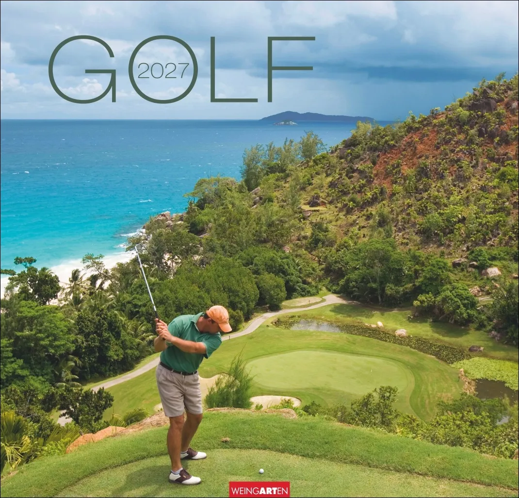 Golf Wandkalender 2027
