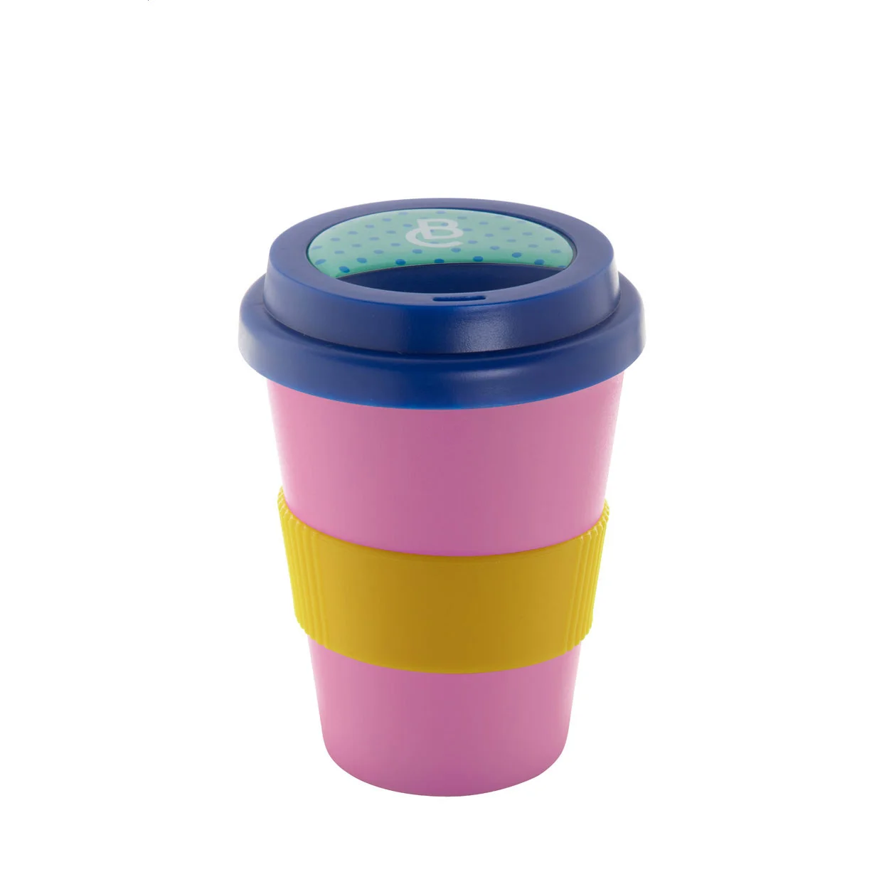 Individualisierbarer Thermobecher CreaCup Mini, gelb – Bild 3