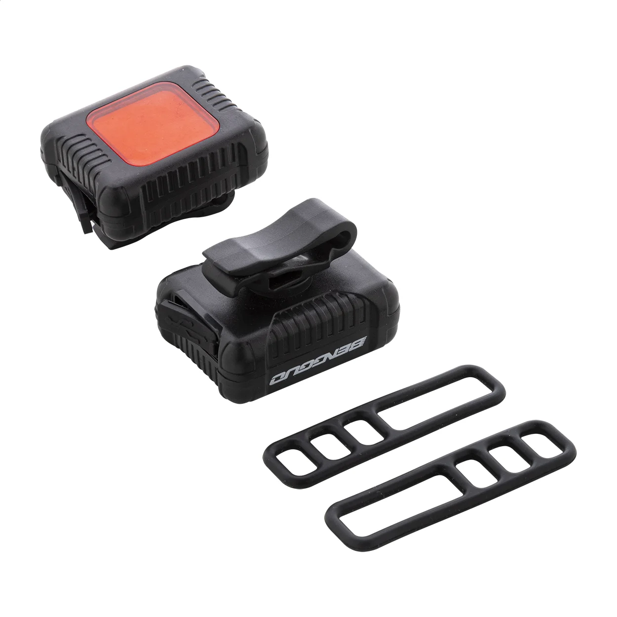 wiederaufladbares Fahrradlichtset Cobik, schwarz – Bild 3