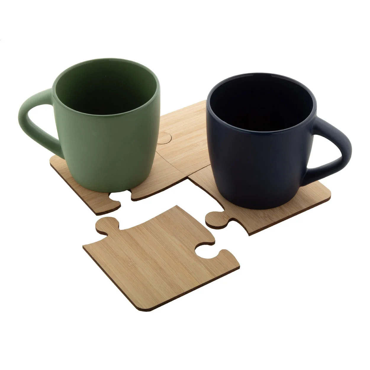 Puzzle-Untersetzer Zhuzzle, natur – Bild 5