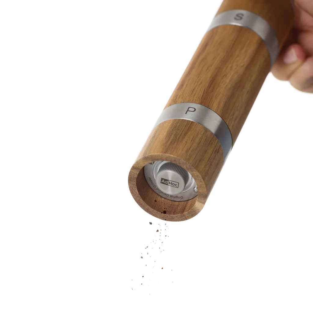 AdHoc Duomill Doppelmühle für Pfeffer und Salz, braun – Bild 2
