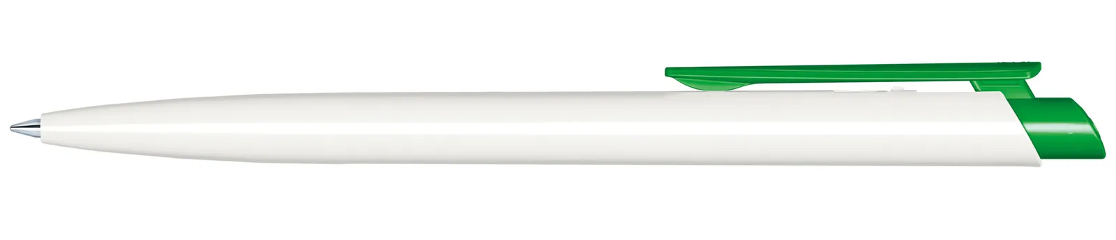 Dart Polished Basic Druckkugelschreiber, Weiß - Grün 347 – Bild 4
