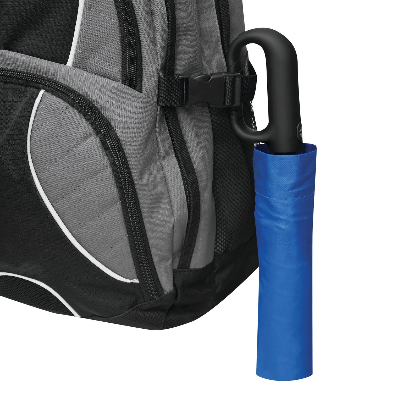 SCIROCCO - Vollautomatischer Windproof-Taschenschirm, blau – Bild 13