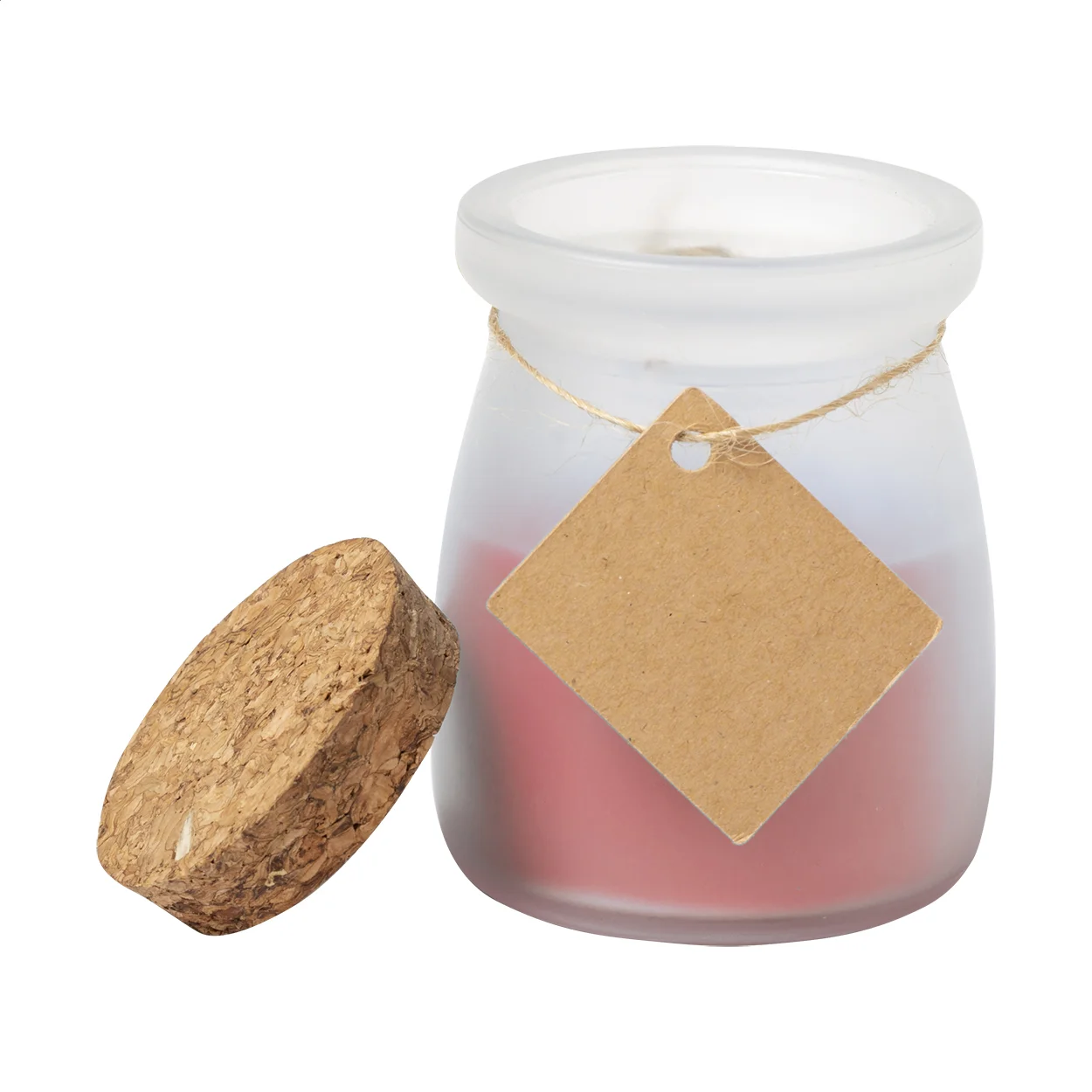 Kerze Corscent, vanille, rot – Bild 3
