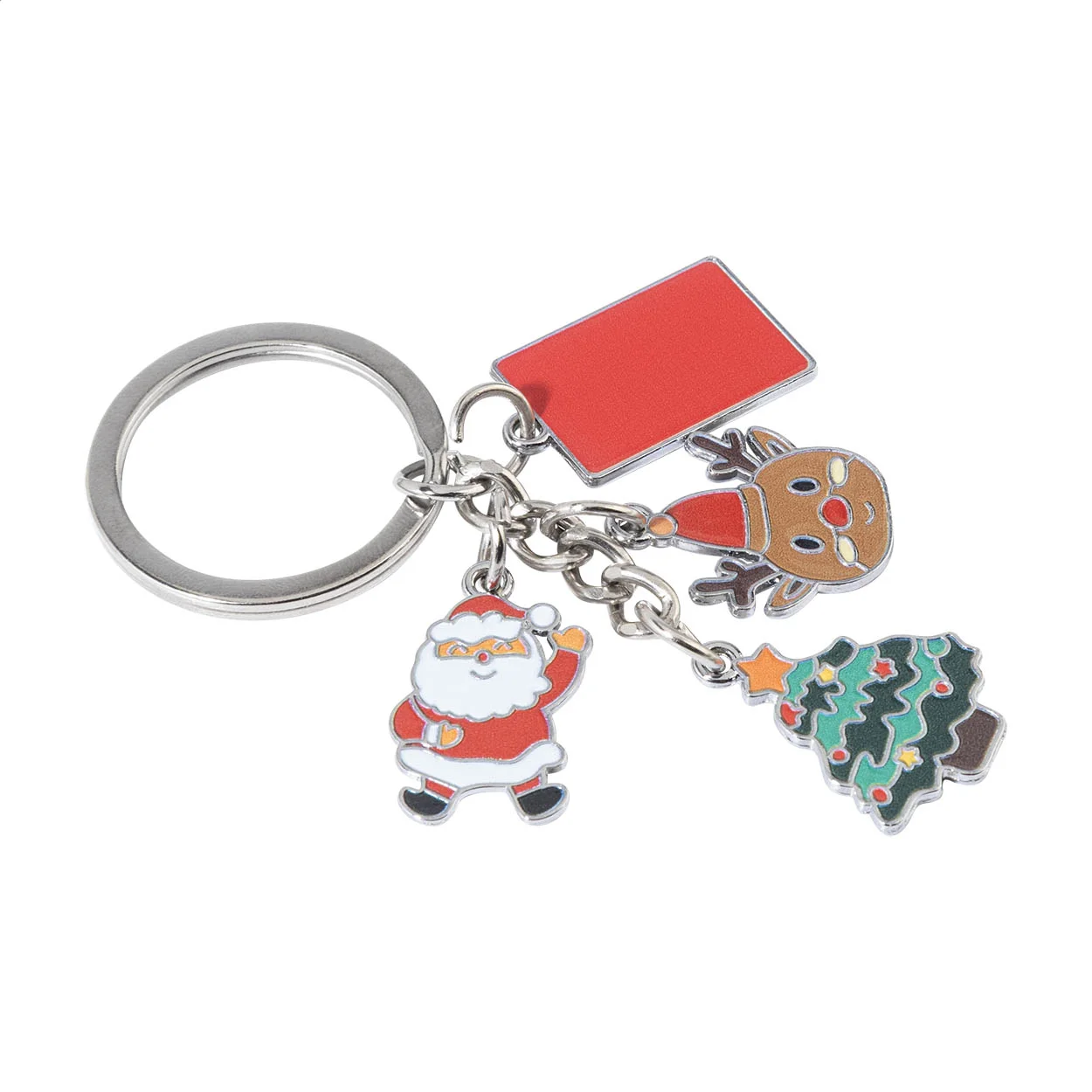 Weihnachtsschlüsselanhänger Jolfigurar, rot – Bild 2