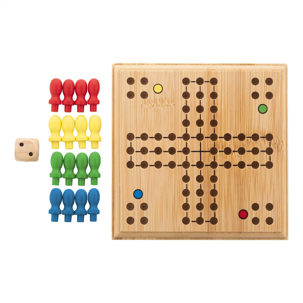 Ludo-Spiel Arcus, natur – Bild 4