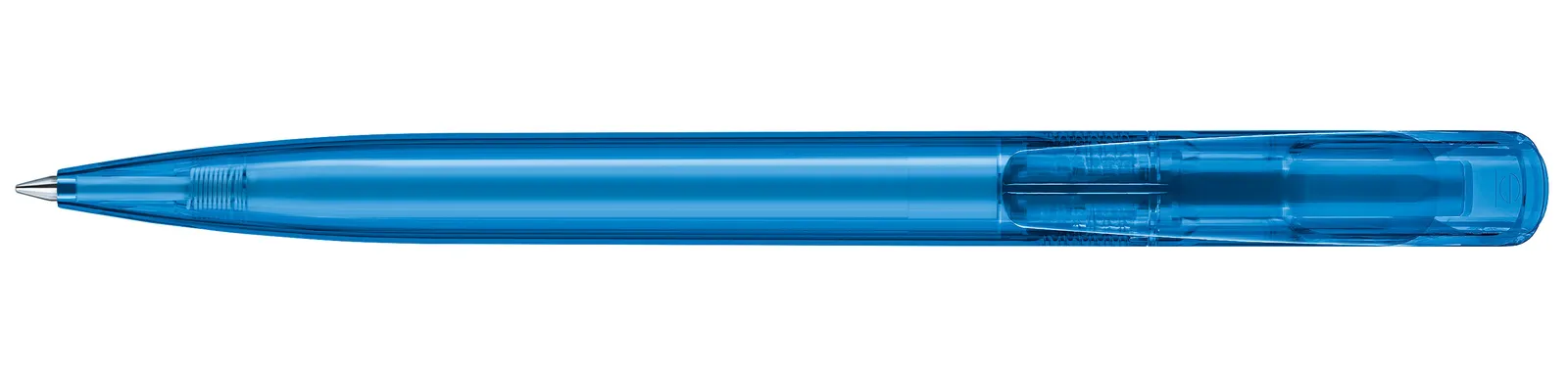 Challenger Clear Druckkugelschreiber, Blau 2935 – Bild 3