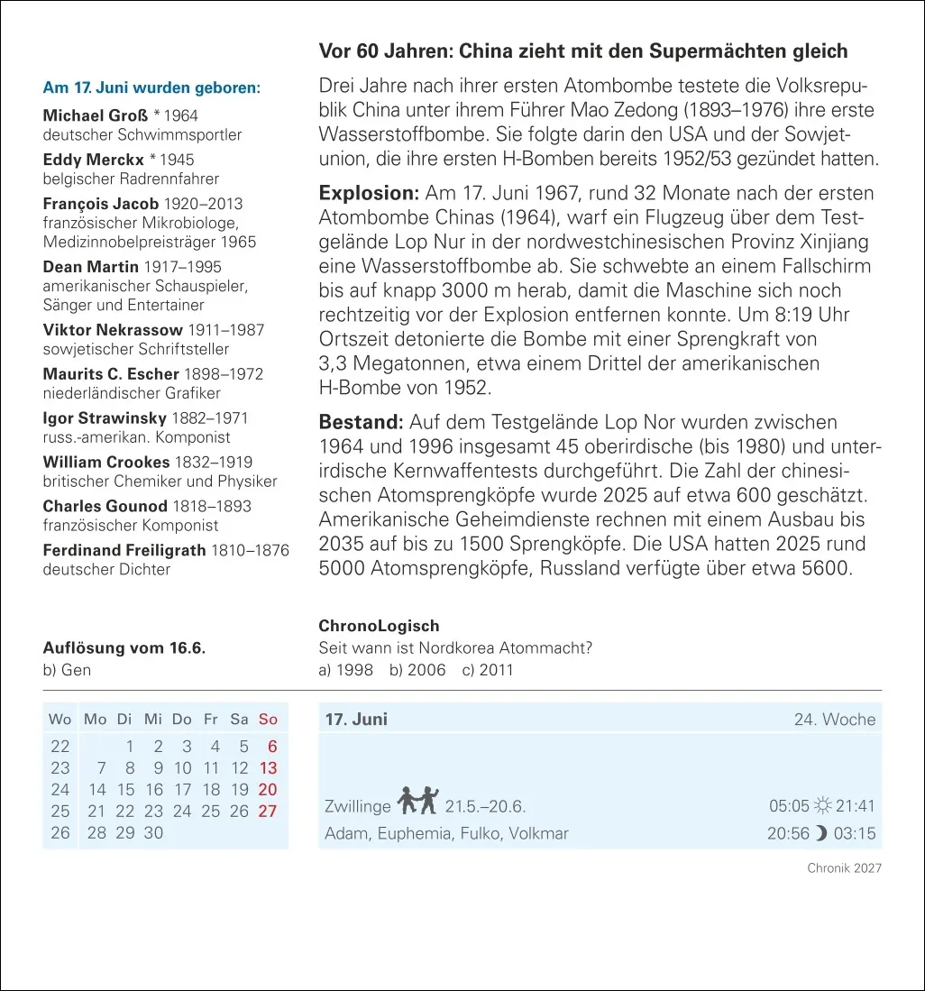 Chronik Tagesabreißkalender 2027 – Bild 9