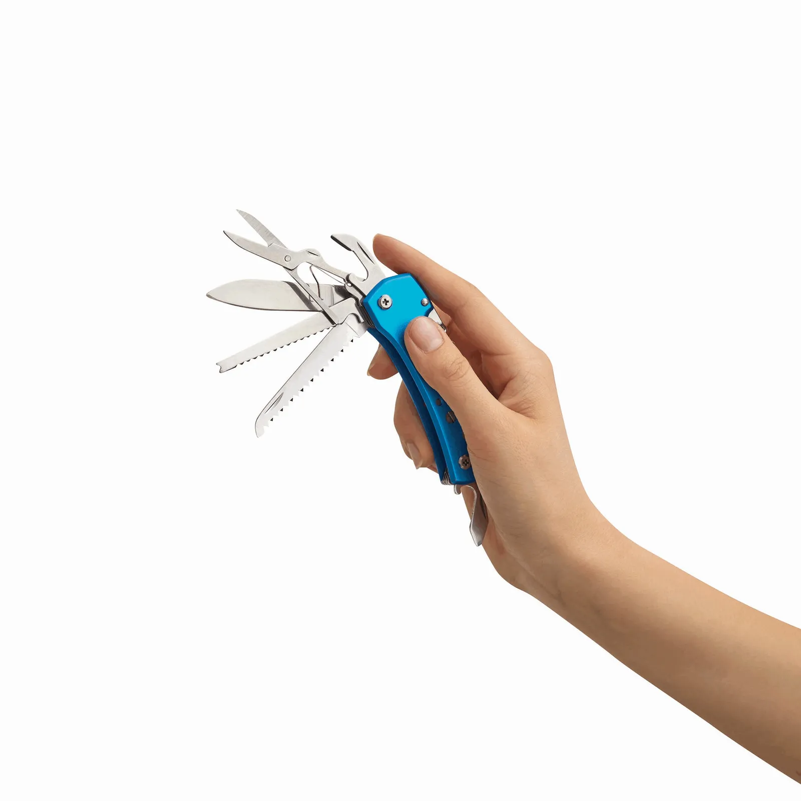 STRONG HELPER - Taschenmesser, 12-teilig, blau – Bild 7