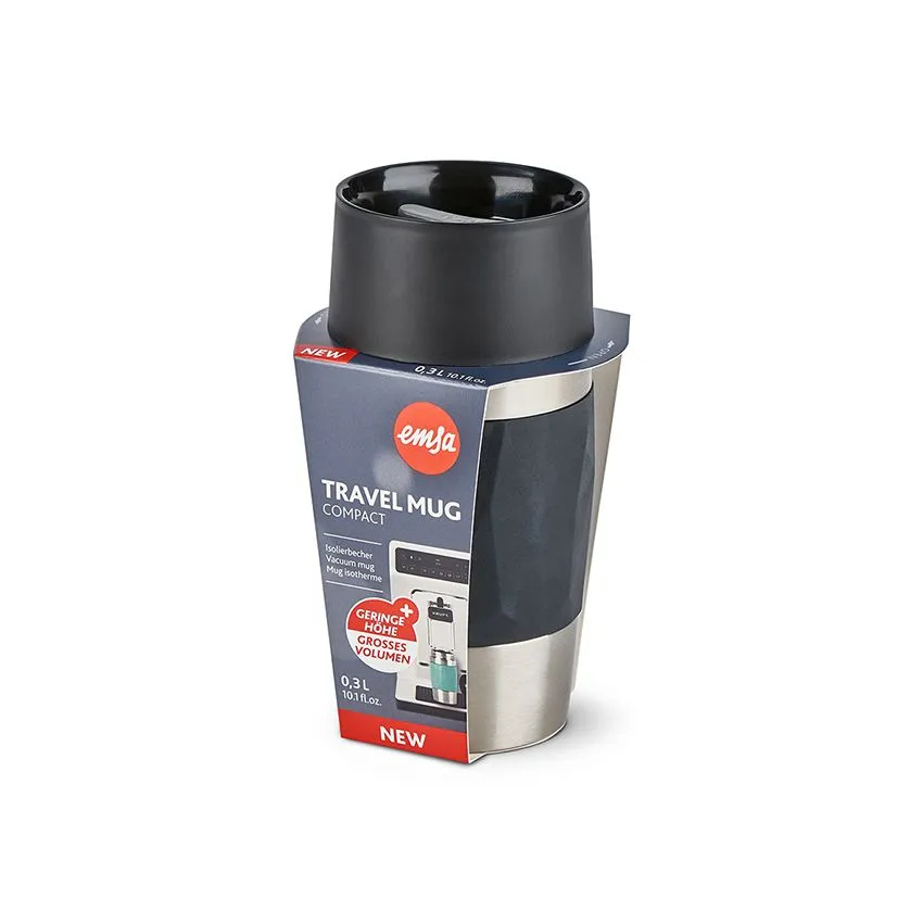 Reisebecher Compact 0.3L, Schwarz – Bild 7