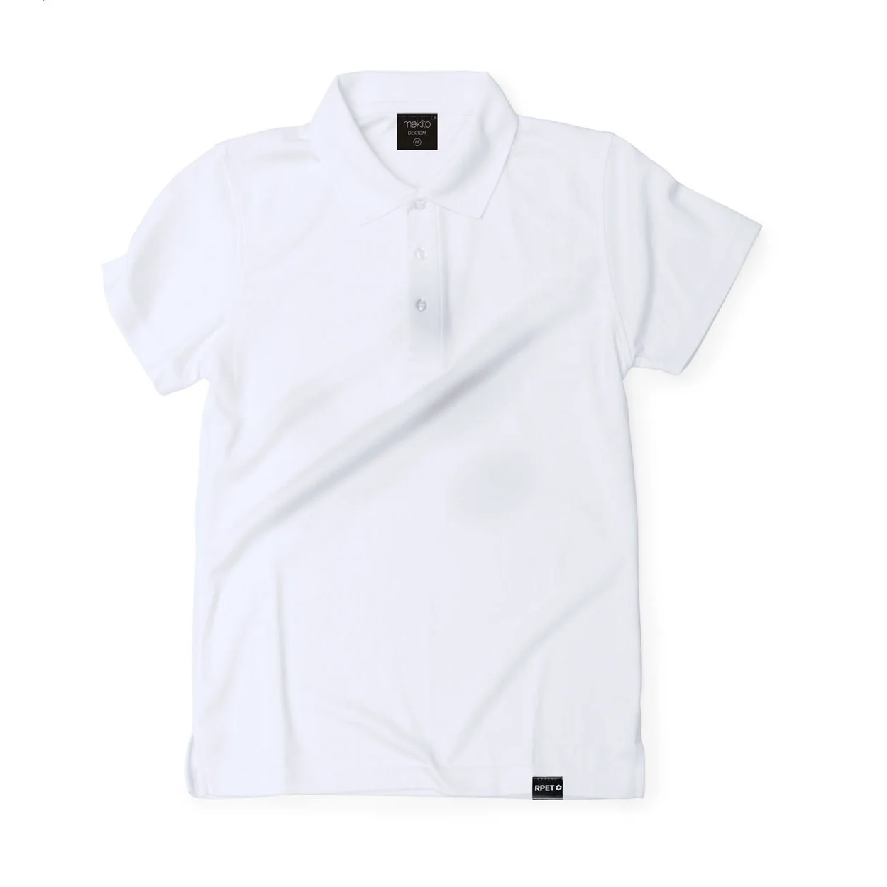 RPET Polo-Shirt Noran, weiß – Bild 2