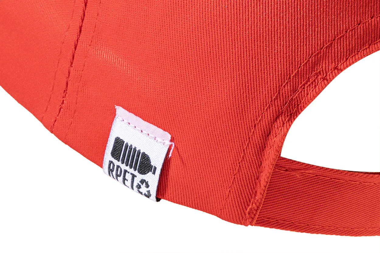 RPET Baseball-Cap Aaron, rot – Bild 6