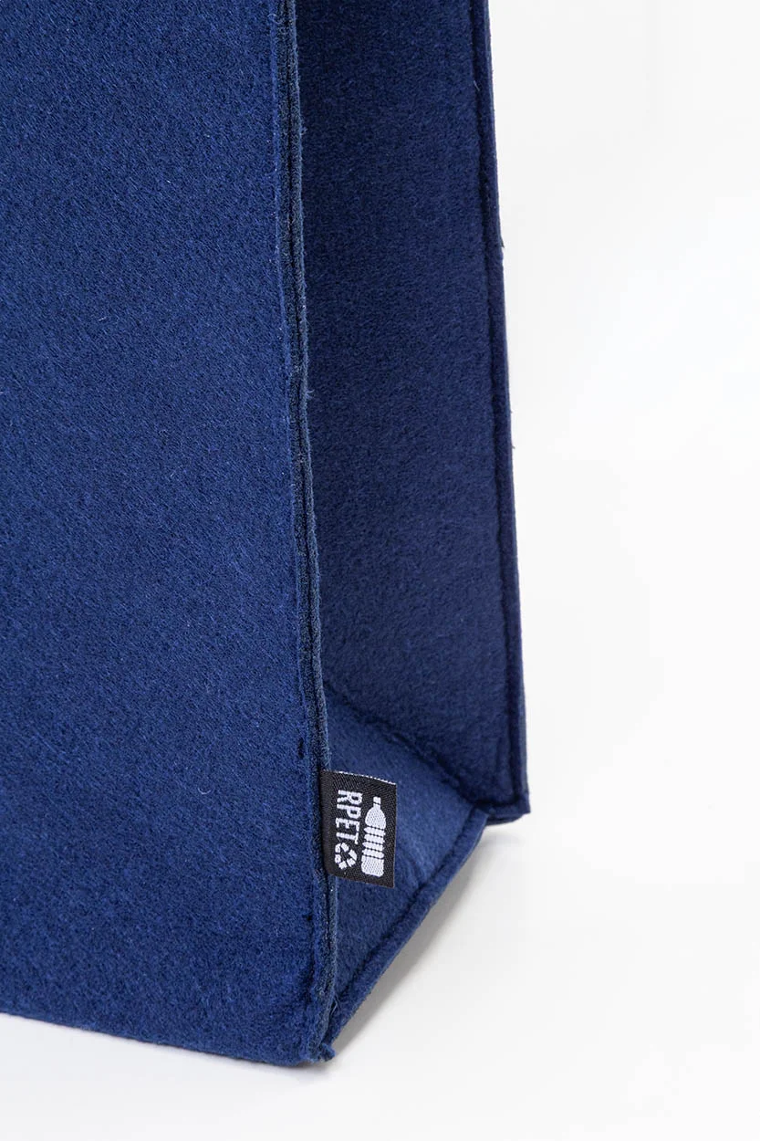 Einkaufstasche RPET Refelt Shop Plus, dunkelblau – Bild 3