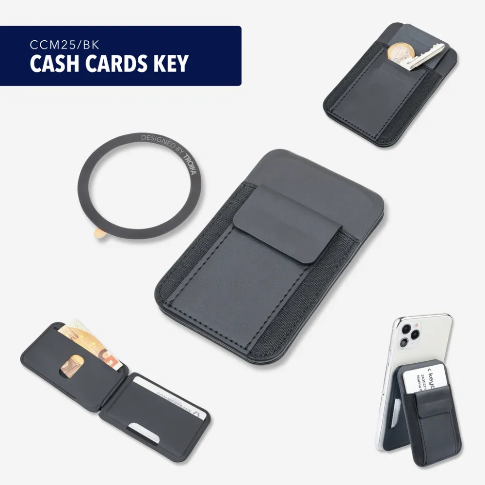 Kartenetui CASH CARDS KEY, schwarz – Bild 9