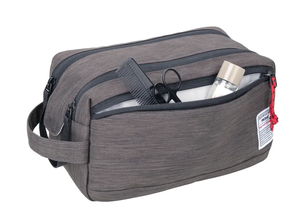 Kulturbeutel BUSINESS WASHBAG 2, anthrazit/schwarz – Bild 2